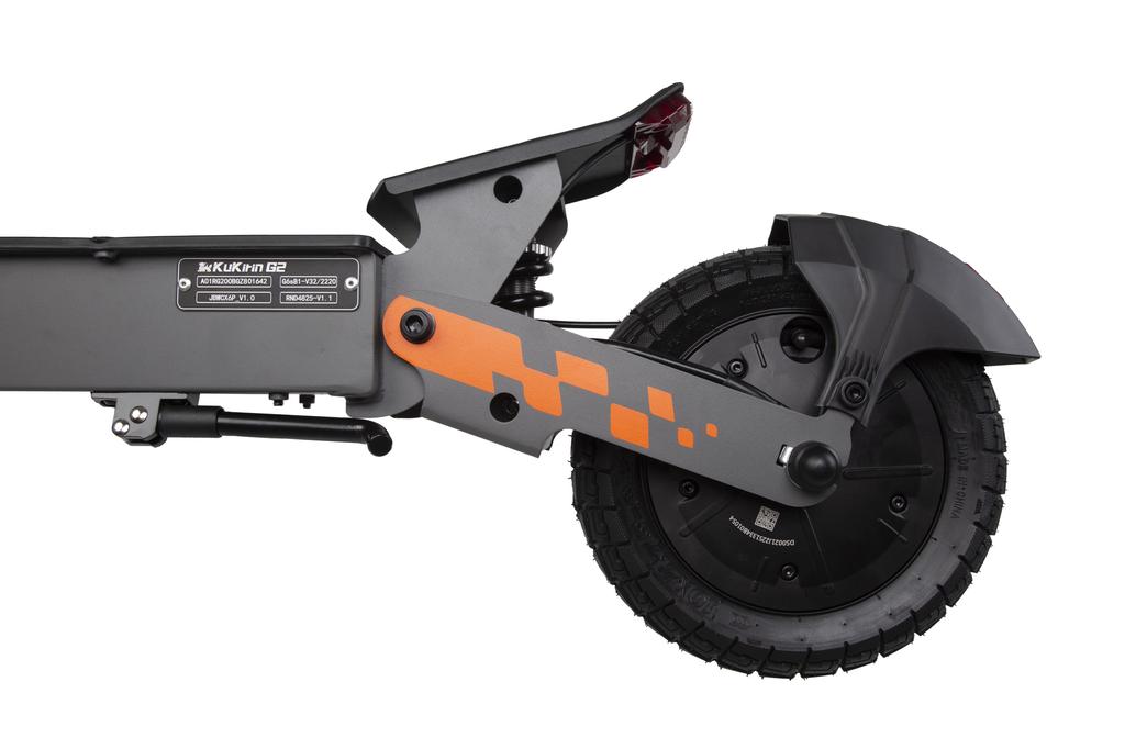 KuKirin Складной электрический самокат G2 800 Вт, бесщеточный двигатель, 10-дюймовая вакуумная внедорожная шина, аккумулятор 48 В 15 Ач, максимальная скорость 45 км/ч(НЕТ ЭБЭ)