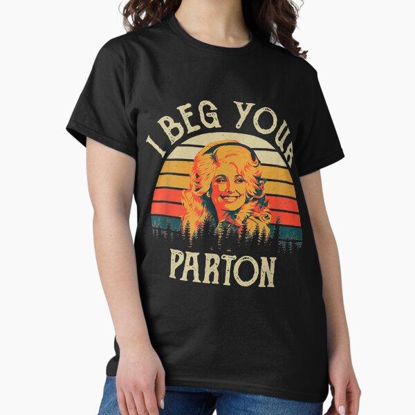 Винтажная классическая футболка I Beg Your Parton