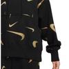 Nike Sportswear Casual Hoodie Long Sleeve Sweatshirt Women Hoodies Black FB8744-010