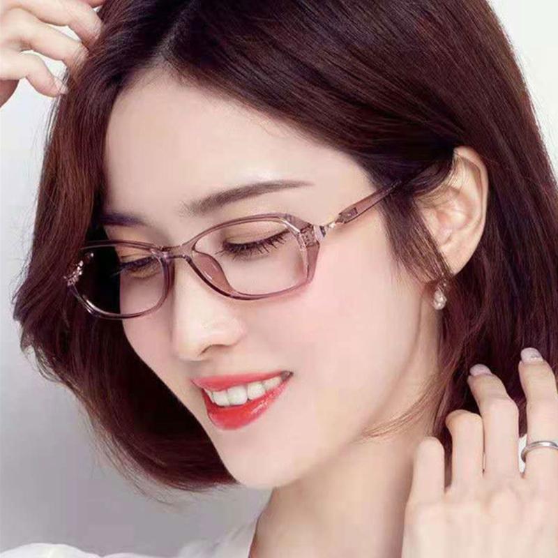 Женские очки для чтения с защитой от синего света, женские простые модные очки для дальнозоркости, очки-лупа для дальнозоркости + 1,0 ~ + 4,0