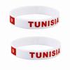 2 шт., силиконовые браслеты с флагом Туниса, браслеты для спортивных игр, национальные флаги, ремешок на запястье для мужчин и женщин, мотивационная резинка, модные аксессуары, подарки