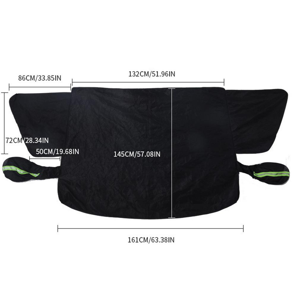 Car Windshield Snow Cover UV Block Window Shade Snow Covers Thickened Car Windshield Cover Snow Cover For Truck RV