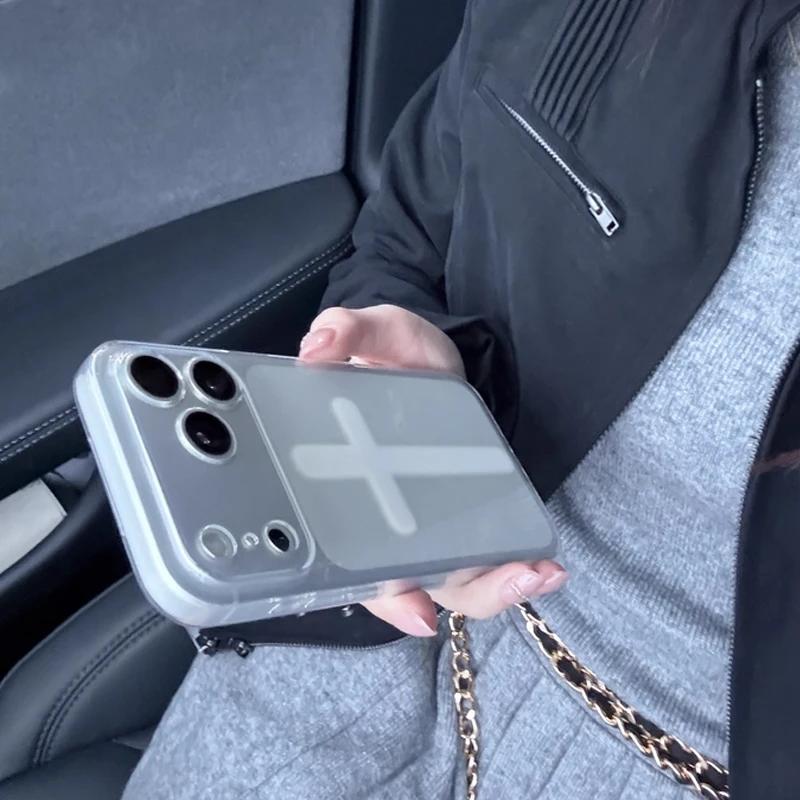 Cross Faith Original Niche High-end Feel Phone Case For iPhone 17 AIR 16 15 14 13 12 11 PRO MAX XR XSMAX MINI 7 8 PLUS Y2K Cover