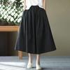 Женские повседневные свободные длинные юбки с эластичной резинкой на талии