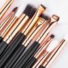 Набор кистей для теней для век, профессиональные 10 шт., кисти для макияжа, подводка для глаз, кисть для губ, косметические инструменты для макияжа
