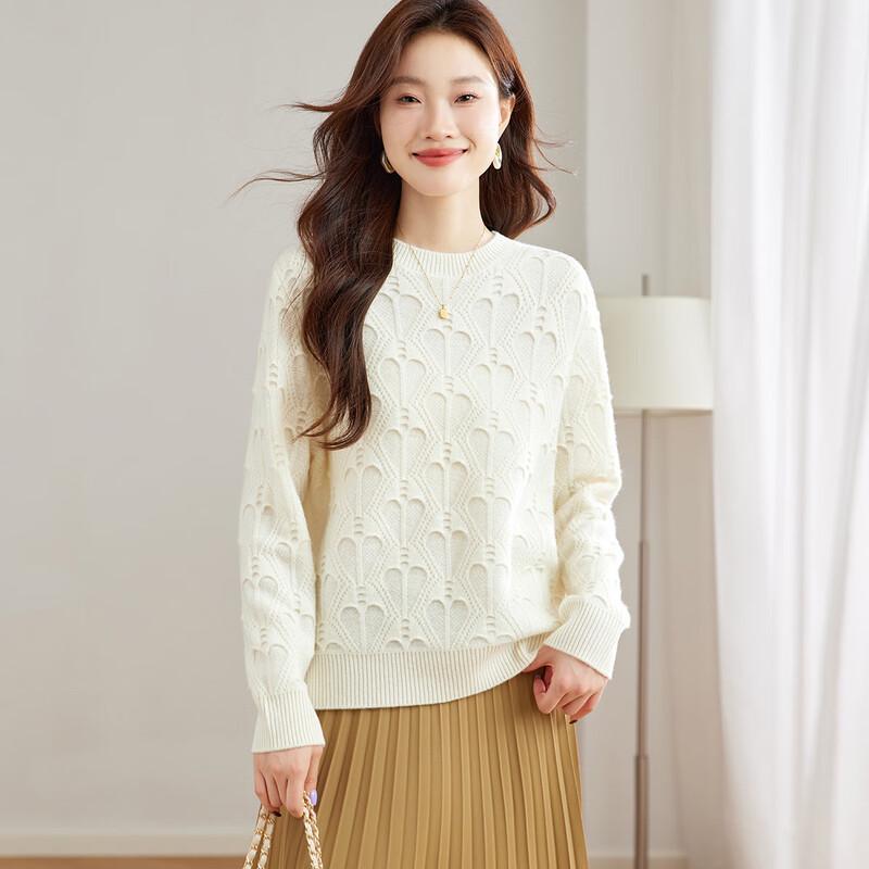 Женский жаккардовый свитер Srcr из чистой шерсти