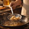 Anti-scald Long Handle Skimmer Heavy Duty Kitchen Strainer Food Straining Spoon  Kitchen Tool