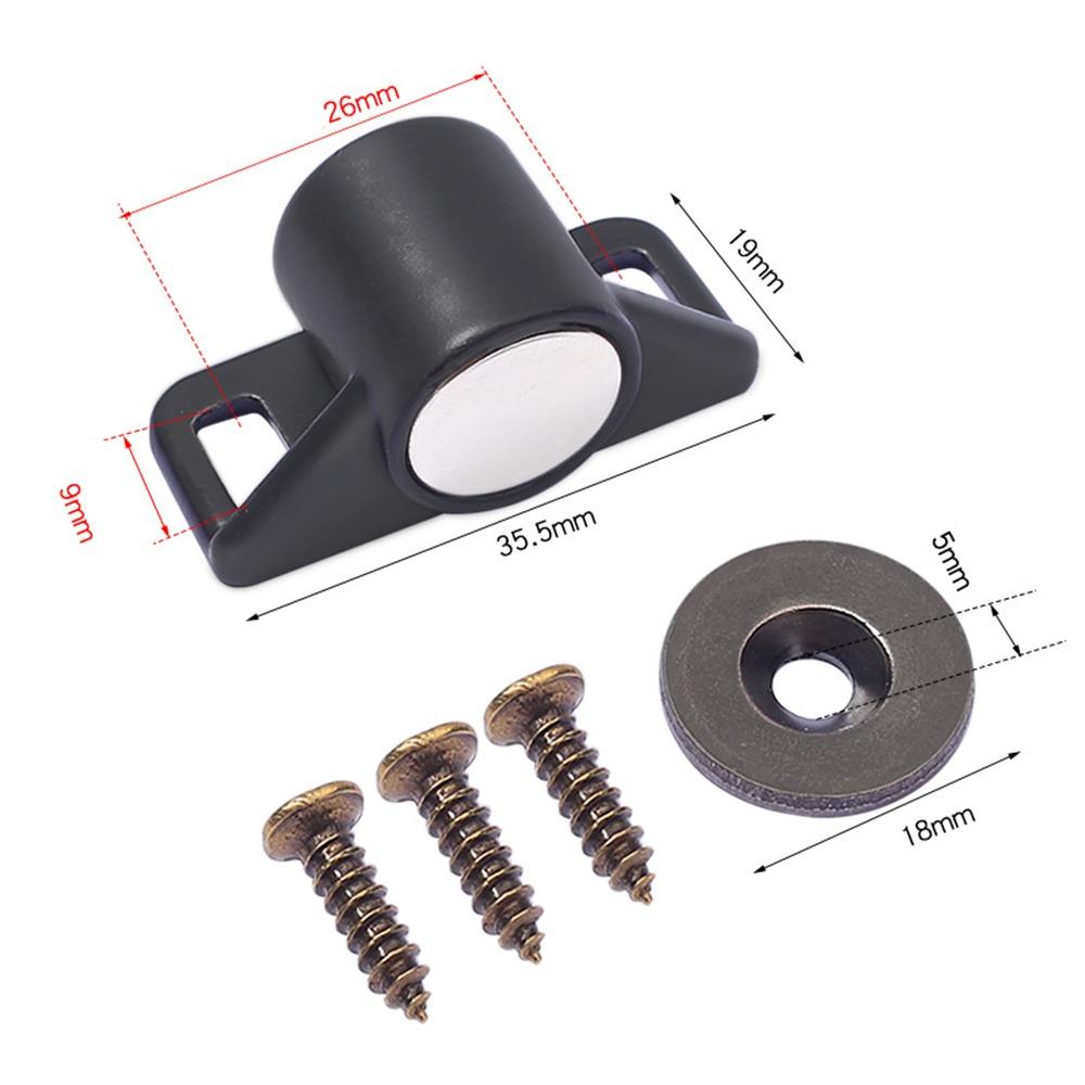 Новый Легко Устанавливаемый Магнитный Дверной Стопор Без Пробивки Утолщенный Стопор для Шкафа Цинковый Сплав Защелка для Двери Шкафа Шкаф