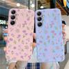Мягкий силиконовый чехол с милым цветочным узором для Xiaomi Redmi Note 13 Pro Samsung A55 A35 M35 iPhone 15 Huawei Honor Realme защитный противоударный чехол