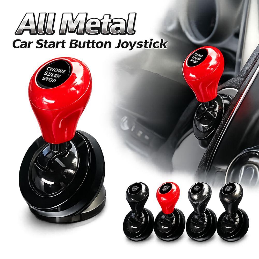 Cue Stick Shape Car Starter Lever All Metal Car Keyless Start Sticker  Vehicle Start Button