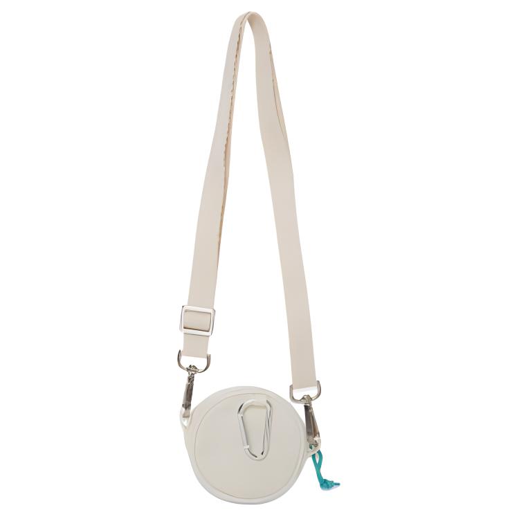 New Converse Polyester Handbag Shoulder Bag Crossbody Bag Regular Unisex Milk White 10024253-A02