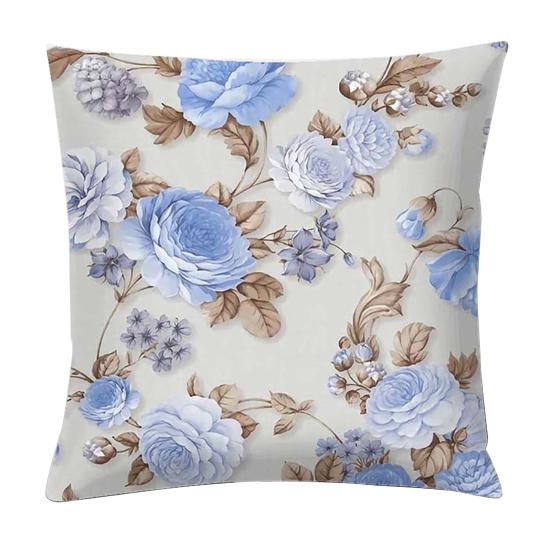 Наволочка без катышков, полиэстер с тонкой строчкой, можно стирать в машине, наволочка с цветочным узором, домашний декор