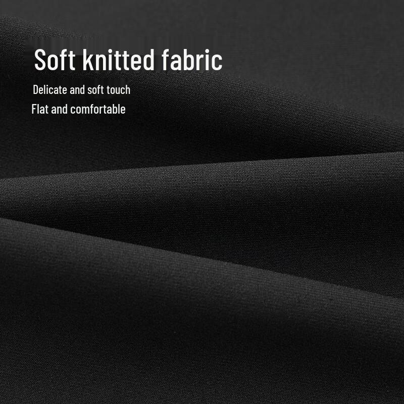 HLA Men's Light Business Half Elastic Waist Casual Pants