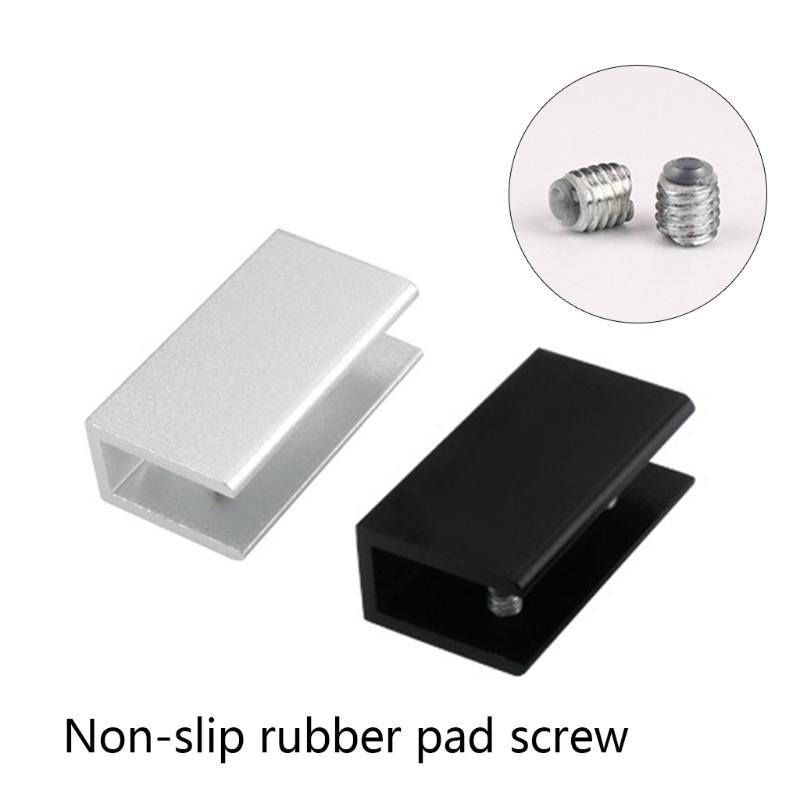 2 шт. Стеклянные полкодержатели Домашняя мебельная фурнитура Стекло Фиксирующие зажимы Фурнитура для ванной комнаты Гостиной