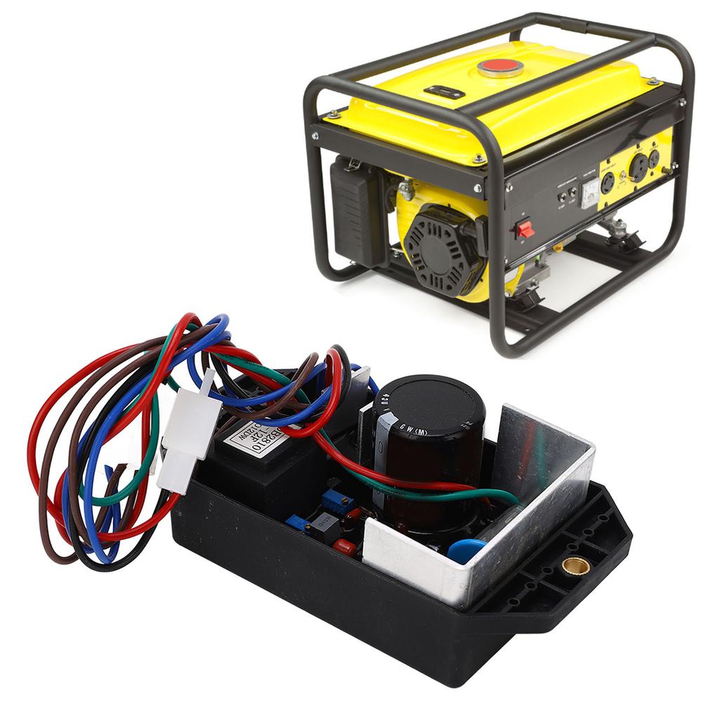 Automatic Voltage Regulator 8 Wires Generator Volt Regulator Replacement AVR Board Module for Single Phase 15KW Generator ABS Multi s