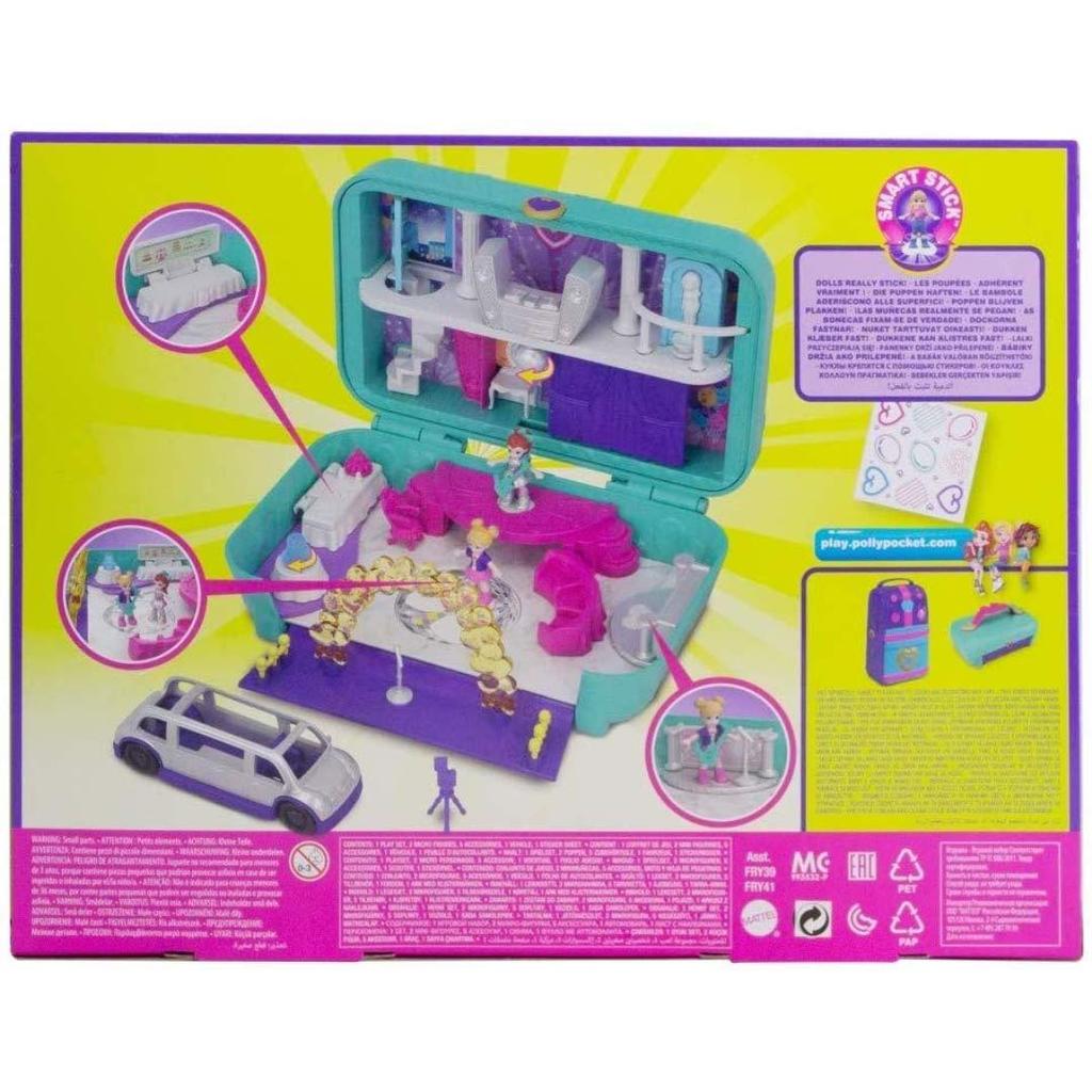 Polly Pocket FRY41 Hidden Places Dance Case Playset (1-Pack) - Par-taay