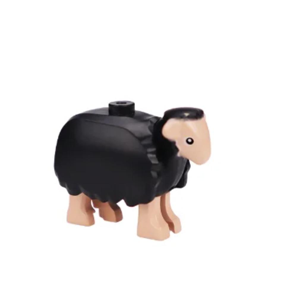 Животные Строительные Блоки Город Маленькие Большие Украшения Панда Собака Овца Свинья Корова Зоопарк Олень Монстр Крокодил Тигр Волк Орел Подарок Мальчику Игрушка