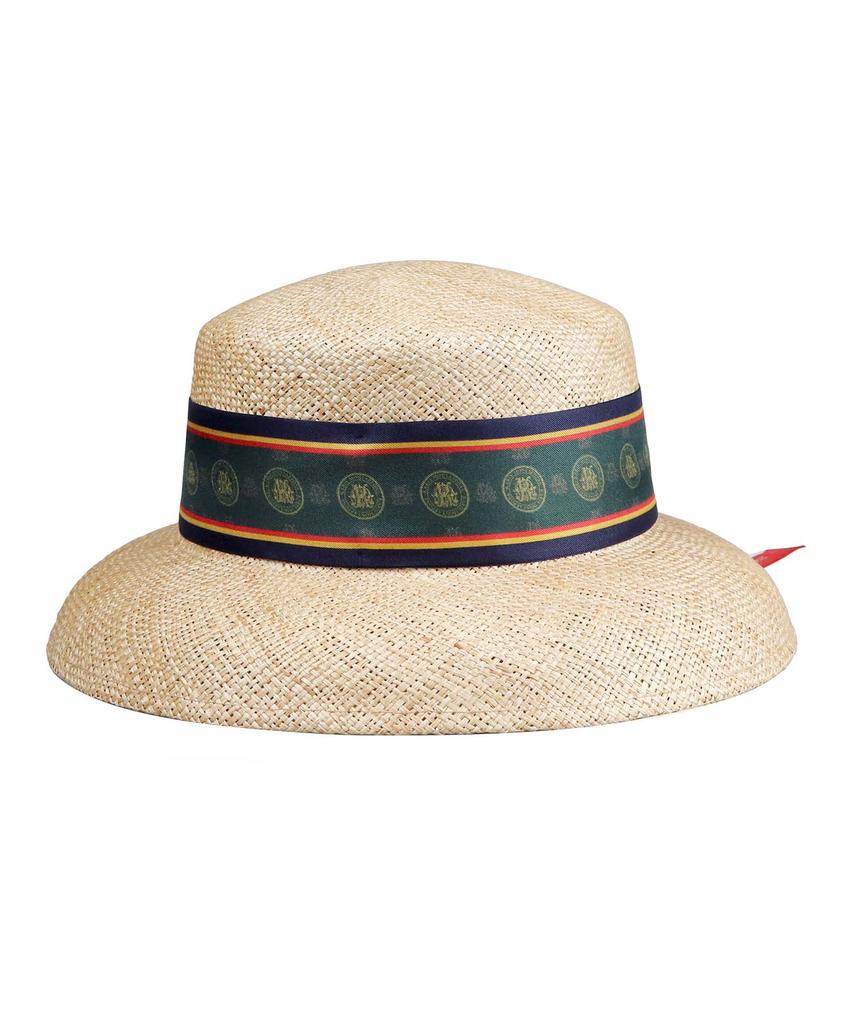 Kaliseumontapone Malissa Raffia Twilly Boater Hat Straw Hat