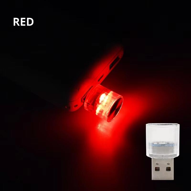 Auto LED Car Light Auto Interior Mini USB Atmosphere Light Emergency Lighting Light PC Auto Colorful Decorative Lamp Accessory