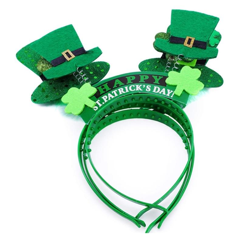 Patricks Day Costume Accessorie Unisex Party Green Stage Performences Costume Set Irish Costume Party Gifts