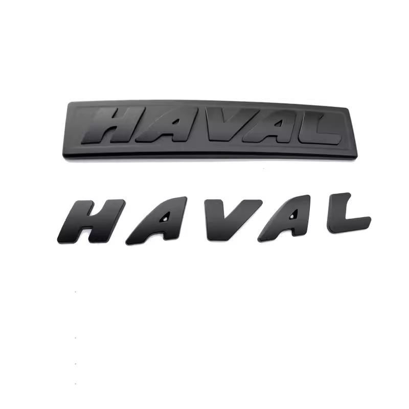 Для Haval H6 GT логотип Автомобильная передняя решетка Черные логотипы Эмблемы для GWM Great Wall Поколение Haval H6 GT