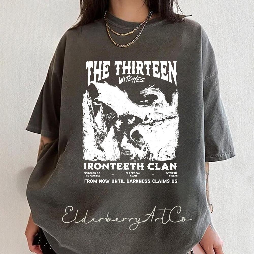 The Thirteen Dragon Comfort Colors Shirt Fantasy Dragon TShirt Medieval Dragon Art Shirt Vintage Dragon Graphic Tee