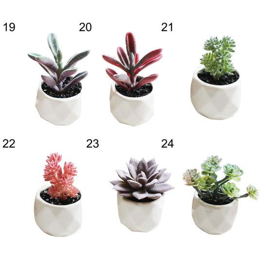 1шт искусственный цветок суккулентное растение бонсай DIY сад офис домашний декор партии