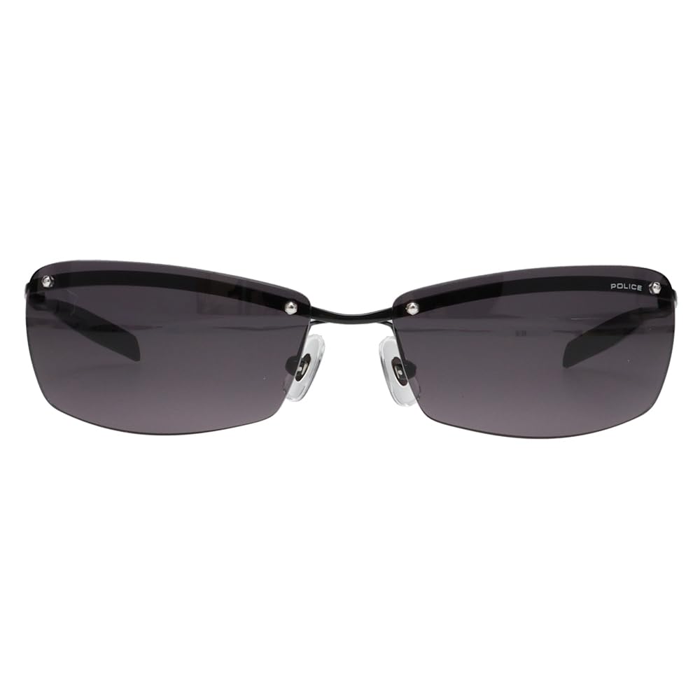 Солнцезащитные очки S8167J 0530 62 Переиздание Кастомная модель Кастомный цвет Двухточечные безободковые Квадратные Модель Японии [Police]