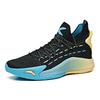 Anta KT5 Thompson PU Shock Absorption Non-Slip Wear-Resistant Mid-Top Basketball Shoes Men Basketball Shoes Black Blue Yellow 112021102-2
