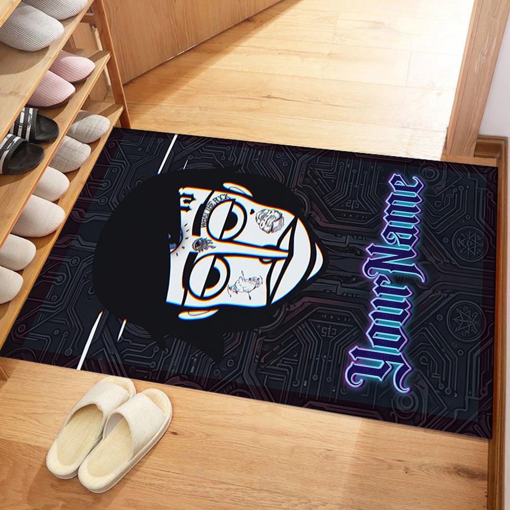 Incredibox Customized Name Carpet Design for Bedrooms Foyer Kitchen Dining Room Antislip Carpet Office home decor Gift for Festivals