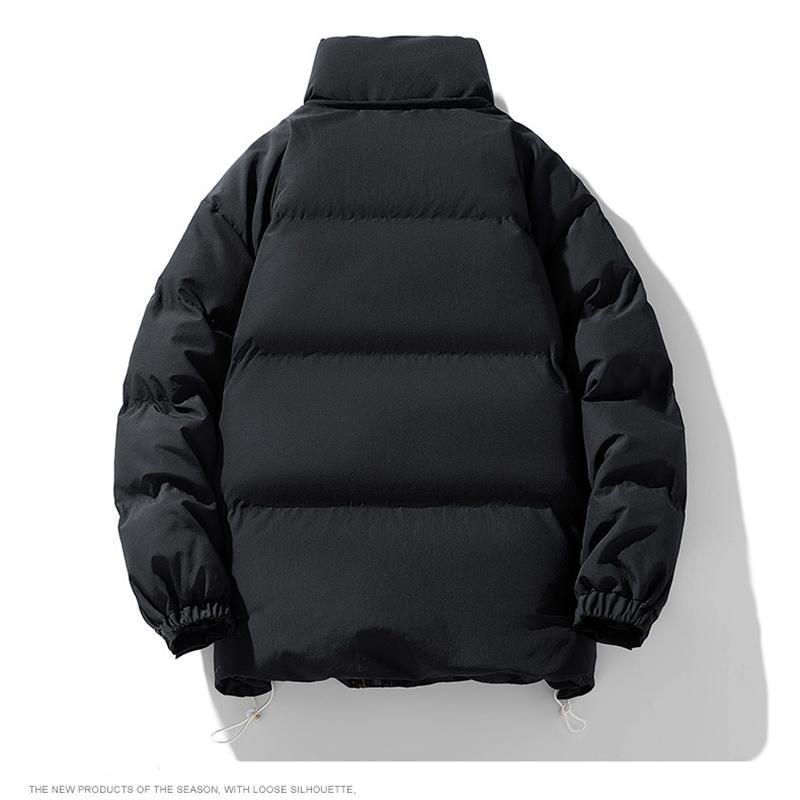 Зимняя утолщенная теплая стеганая парка мужская лоскутная пуховая куртка с принтом уличная одежда в стиле Харадзюку пальто большого размера верхняя одежда унисекс
