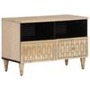 VidaXL TV Cabinet 70x33x46 Cm Solid Mango Wood, TV Stand, Media Cabinet, Hi-Fi Cabinet, TV Unit, Multimedia Furniture, 358249