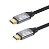 Удлинительный кабель USB C под углом 90 градусов, передача питания 100 Вт, передача данных 10 Гбит/с, USB 3.1 Gen 2, плетеный кабель «папа-мама»