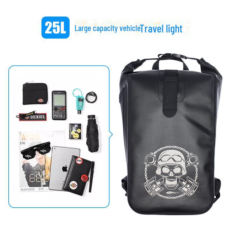 Waterproof Skull Backpack - Large Capacity Outdoor Sports Travel Bag