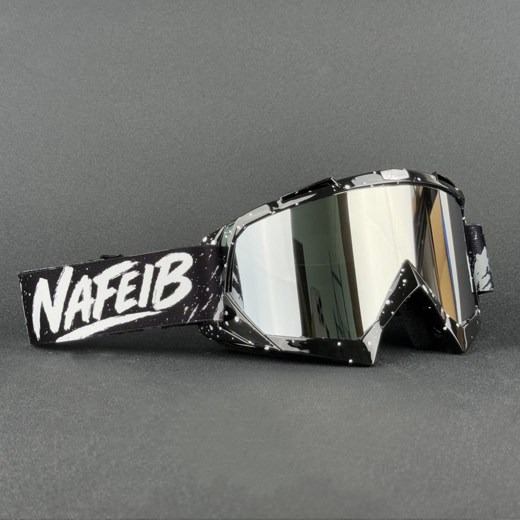 NAFEIB Motorcycle Goggles Motocross Glasses Off-road Sunglasses For Man MTB ATV Mask Windproof Protection Cycling Racing Goggles