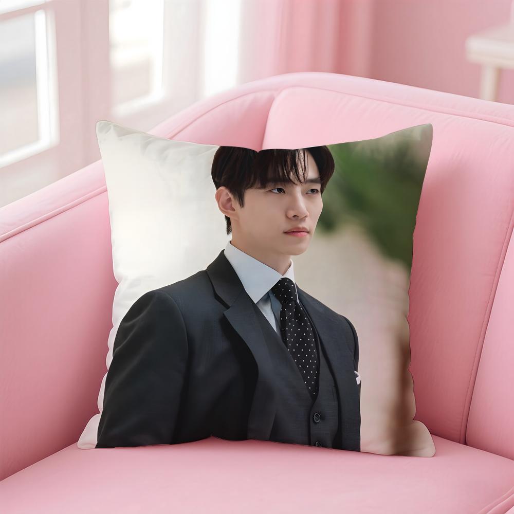 singer charismatic JJunho Cushion Cover Pillow Case Soft Skin Friendly Fabric  Concealed Zipper
