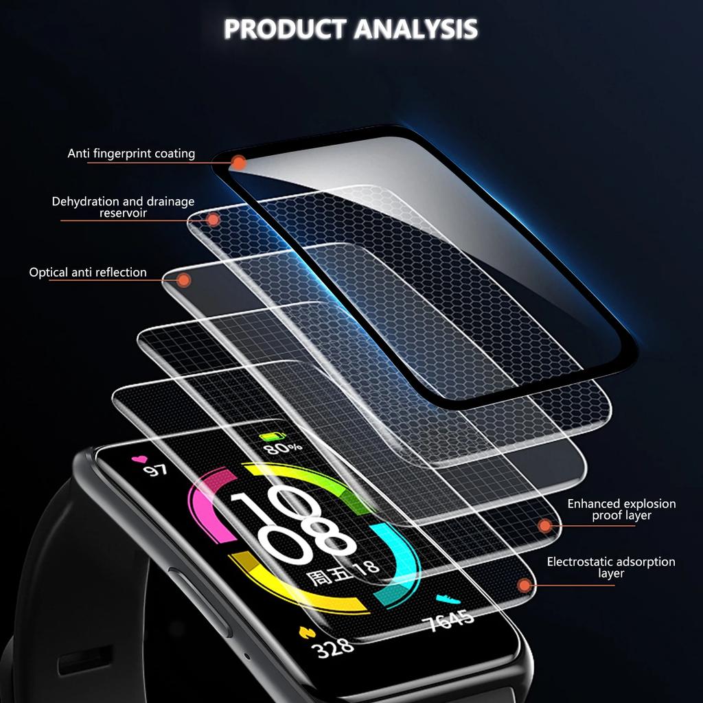 5D Защитная пленка для Samsung Galaxy Fit 3 Защитное стекло для экрана Защита от царапин для умных часов Galaxy Fit3 (Не стекло)