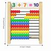 Wooden Number Arithmetic Abacus Colorful Beads Early Math Learning Toy  3-6 Year Olds Toys