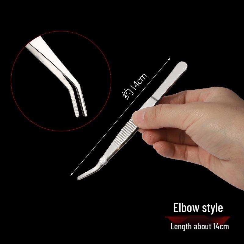 Нескользящий пинцет из нержавеющей стали для садоводства, аквариумов и суккулентов