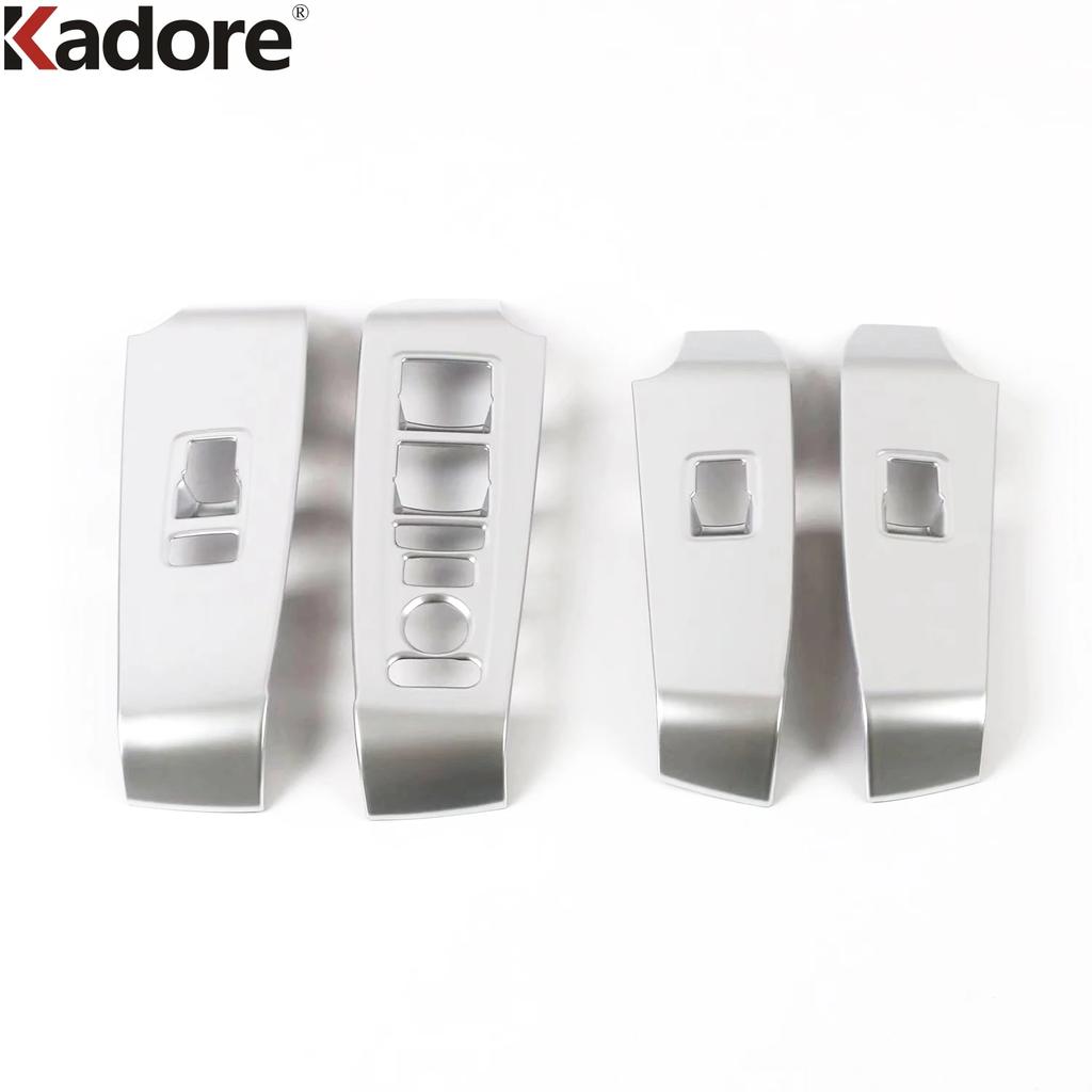 For Honda Civic 2024 Carbon Fiber Car Inner Door Window Lift Switch Button Panel Cover Trim Interior Accessories