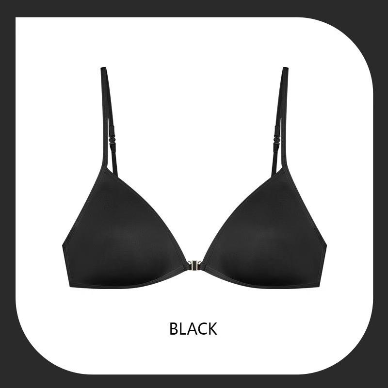 FINETOO Women French Triangle Cup Underwear Traceless and Wireless Lingerie Beautiful Back Bra