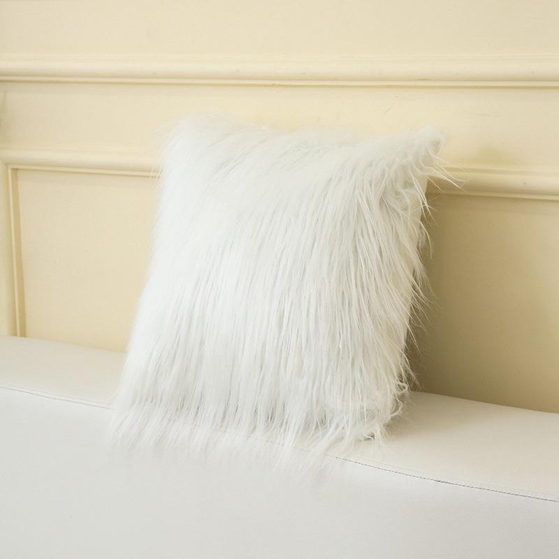 Plush Decor fluffy Pillow Cushion Cover