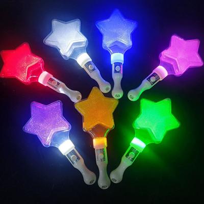 Cheer Stick Интересные светильники с тремя шестернями, многофункциональные, веселые, веселые, светящиеся светодиодные палочки с пентаграммой и звездой для концерта