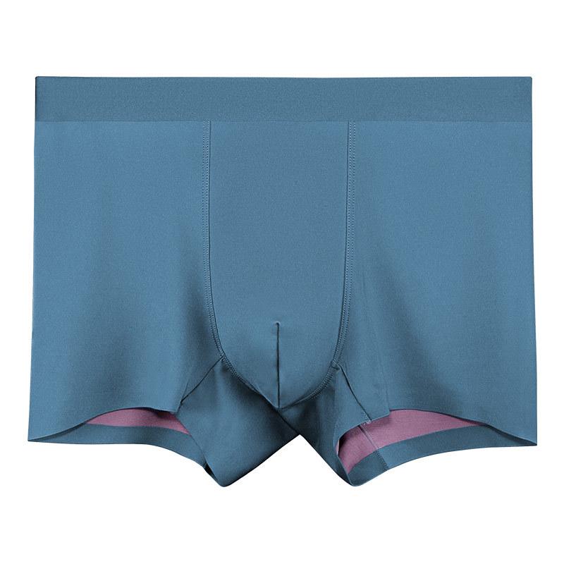 Men's 100% Modal Seamless Boxer Briefs with Silk Inner Crotch - Ultra Comfortable.