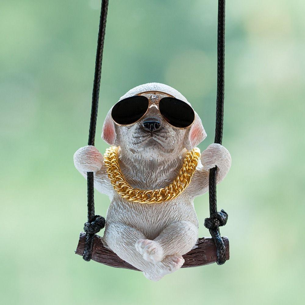 Decoration Auto Interior Accessories Swing Dog Car Hanging Creative Car Pendant  Gift