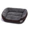 Pet Sofa Dog Bed Soft Fleece Warm Dog House Waterproof Bottom For Small Medium Large Dogs Cats Beds House