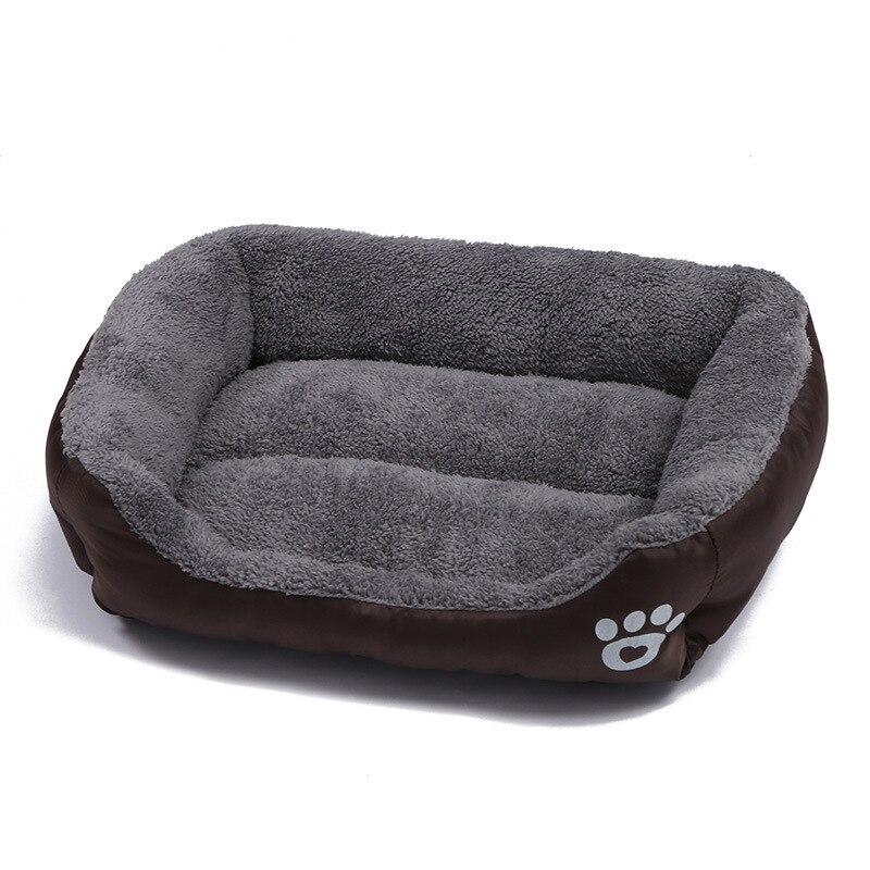 Pet Sofa Dog Bed Soft Fleece Warm Dog House Waterproof Bottom For Small Medium Large Dogs Cats Beds House