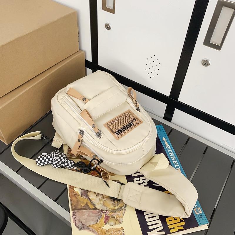 New Messenger Bag Boys Trendy Casual Small Backpack Japanese Versatile Multi-functional Sports Breast Bag Girls Shoulder Bag