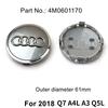 Для Audi B5 Колпаки на ступицу Горячие Для Audi 4 шт. 60/ 61/68/69 мм Колпачок центральной ступицы колеса Audi значок на ступицу подходит для Audi TT RS A3A4A5A7A8S5 S6