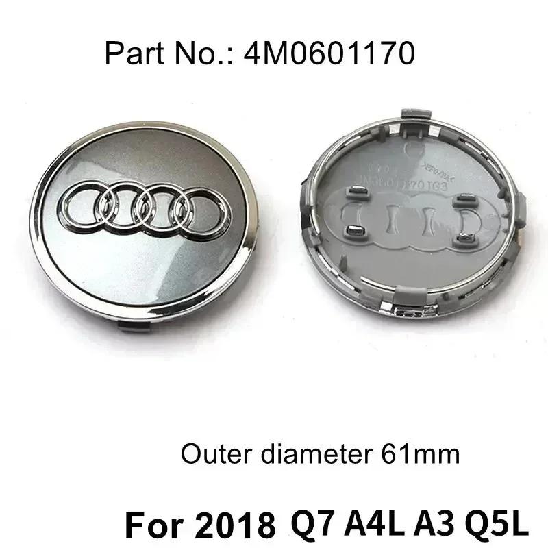 Для Audi B5 Колпаки на ступицу Горячие Для Audi 4 шт. 60/ 61/68/69 мм Колпачок центральной ступицы колеса Audi значок на ступицу подходит для Audi TT RS A3A4A5A7A8S5 S6